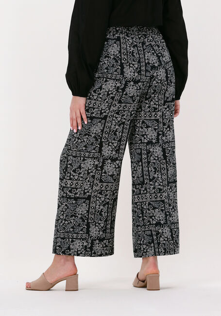 Zwarte JUST FEMALE Wijde broek STRONG PANTS - large