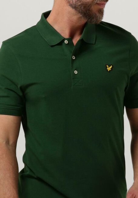 Groene LYLE & SCOTT Polo PLAIN POLO SHIRT - large