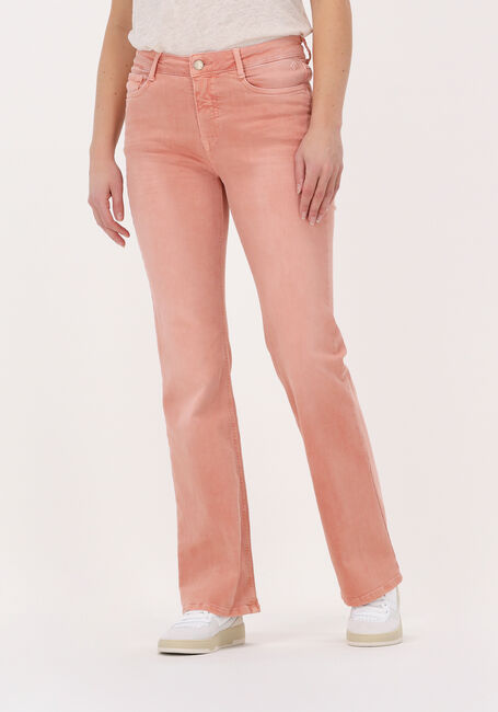 Oranje SUMMUM Flared broek FLARED PANT SLUBBY STRETCH TWI - large