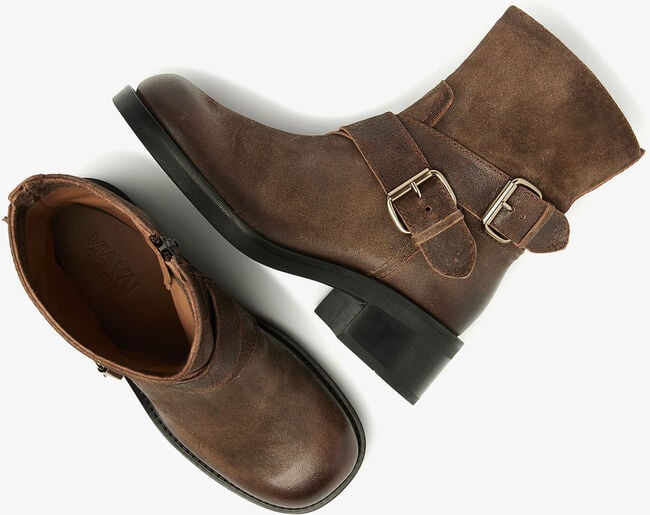 Bruine VIA VAI Biker boots NENA LI - large