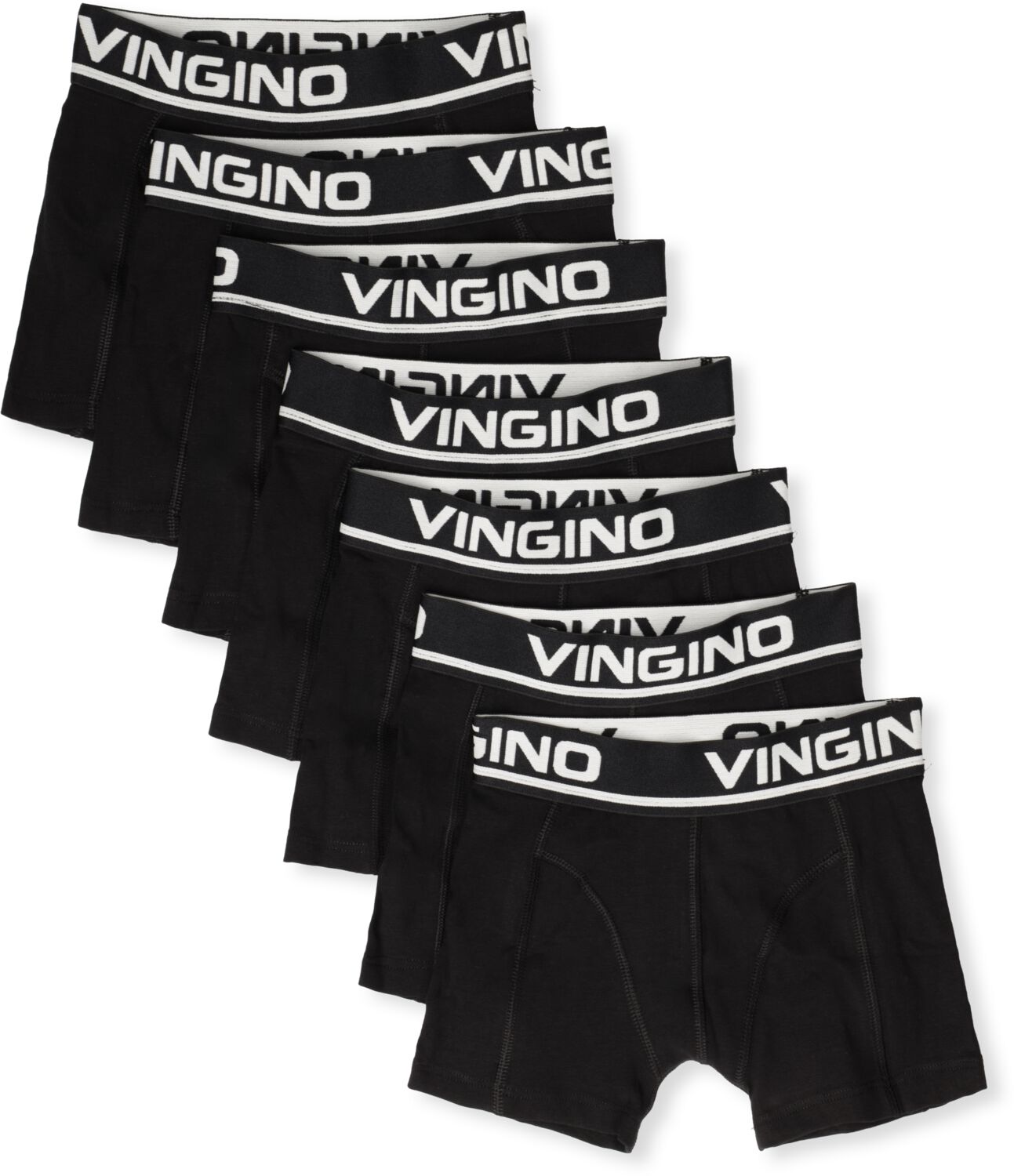 VINGINO Jongens Ondergoed & Nachtkleding Boys Boxer 7 Pack Zwart