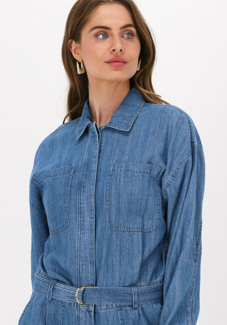 Blauwe MICHAEL KORS Jumpsuit CHAMBRAY BELTED JUMPSUIT - large