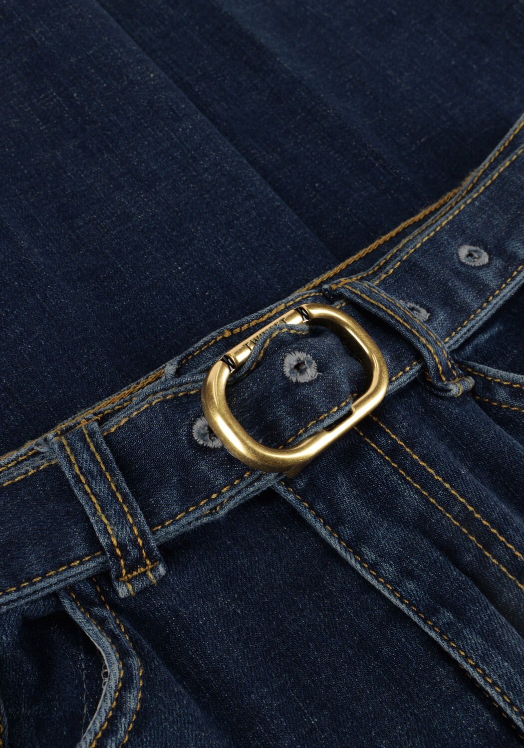 Donkerblauwe TWINSET MILANO Wide jeans 15458238-CPC - large