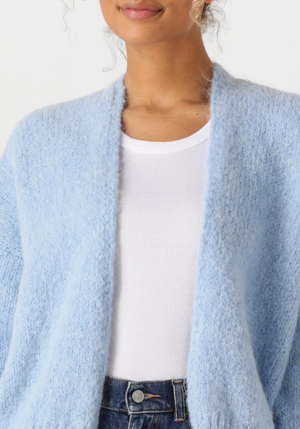 KNIT-TED Dames Truien & Vesten Becky Lichtblauw