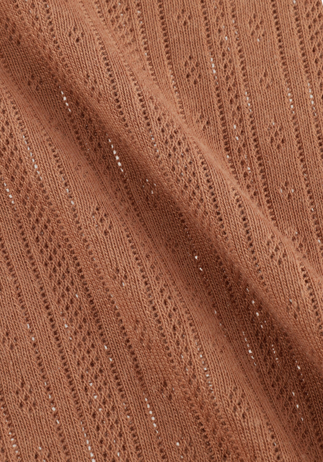 Bruine LIL' ATELIER Tops & T-shirts NMFRACHEL LS SLIM TOP - large