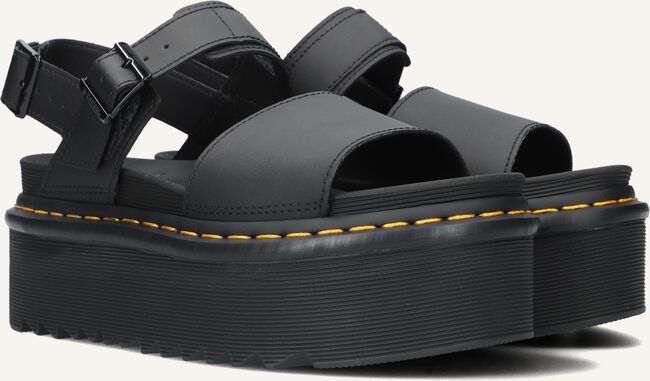 Zwarte DR MARTENS Platte sandalen VOSS QUAD Zwarte DR MARTENS Platte sandalen VOSS QUAD - large