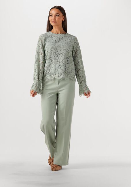 Groene Y.A.S. Pantalon YASLIKKA HW WIDE PANTS S. NOOS - large