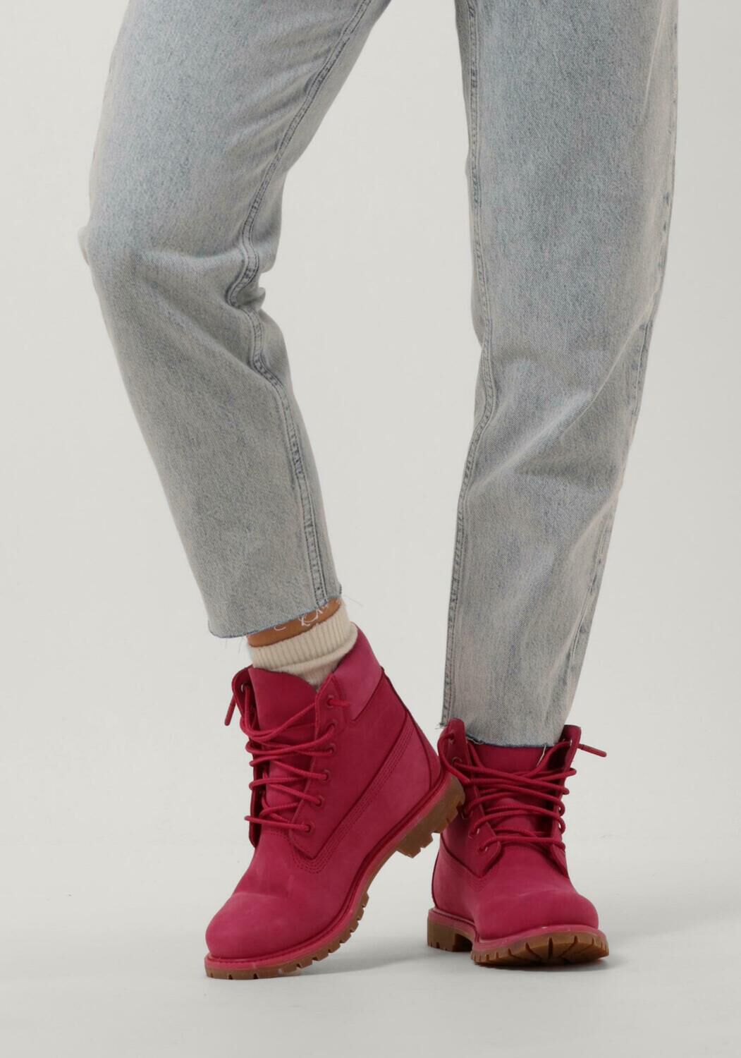 Roze TIMBERLAND Veterboots 6 INCH PREMIUM BOOT - large