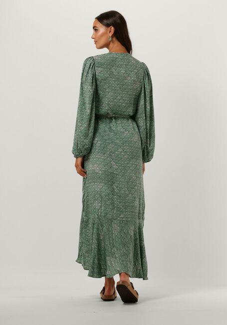 Groene SISSEL EDELBO Maxi jurk ZELDA WRAP DRESS - large