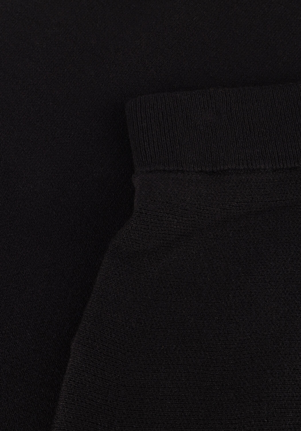 Zwarte Y.A.S. Minirok YASFONNY HW KNIT SKIRT - large