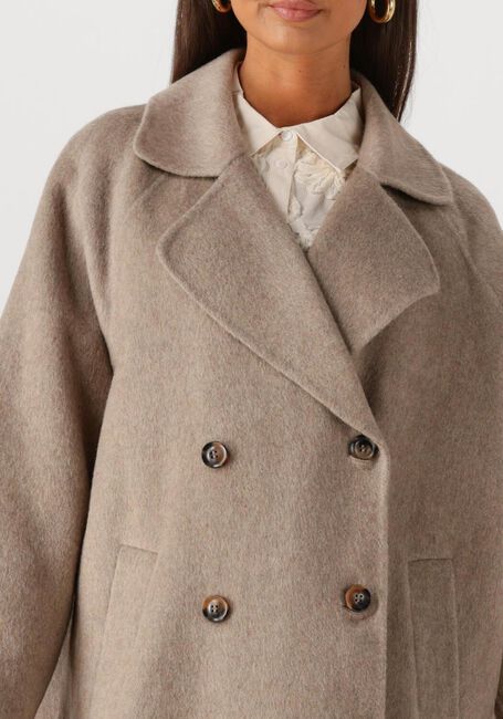 Beige SUMMUM Mantel JACKET CLASSIC WOOL - large