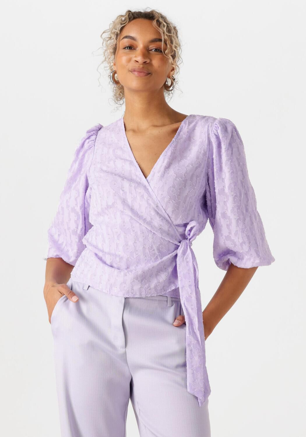 Freebird Lila Bibienne Blouse Purple Dames