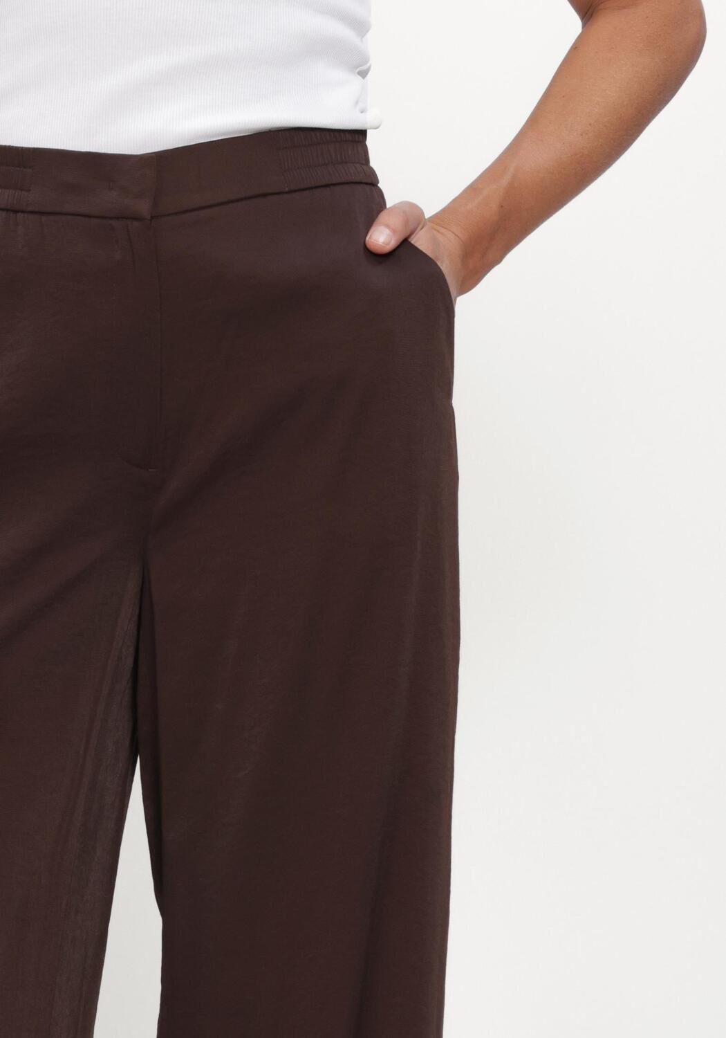 Bruine BEAUMONT Wijde broek JADA PANTS - large