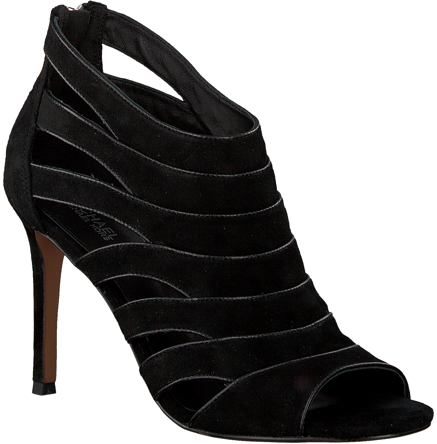 Zwarte MICHAEL KORS Sandalen HARPER OPEN TOE | Omoda