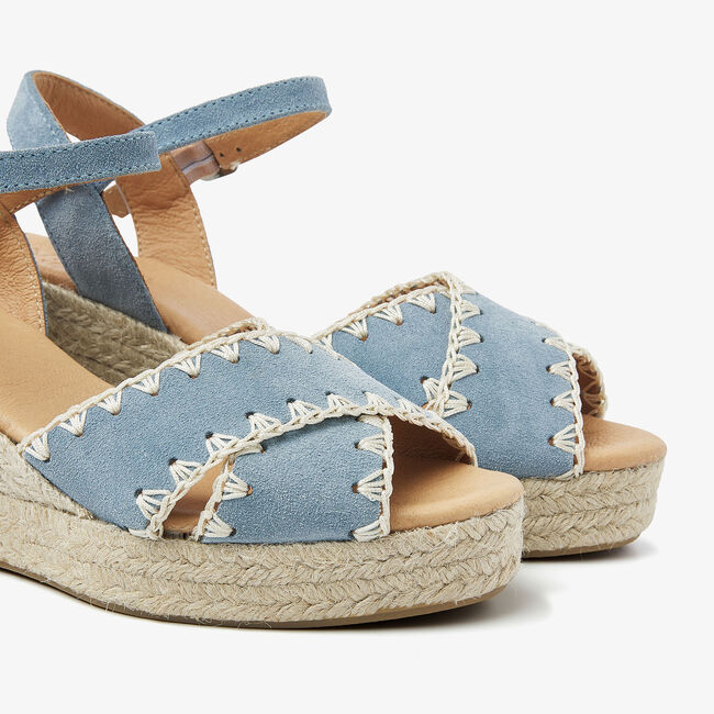 Blauwe VIA VAI Sandalen met hak LUISA AYLA - large