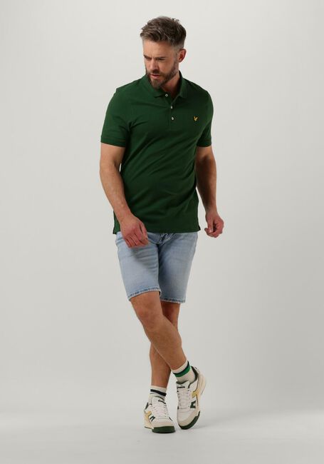 Groene LYLE & SCOTT Polo PLAIN POLO SHIRT - large