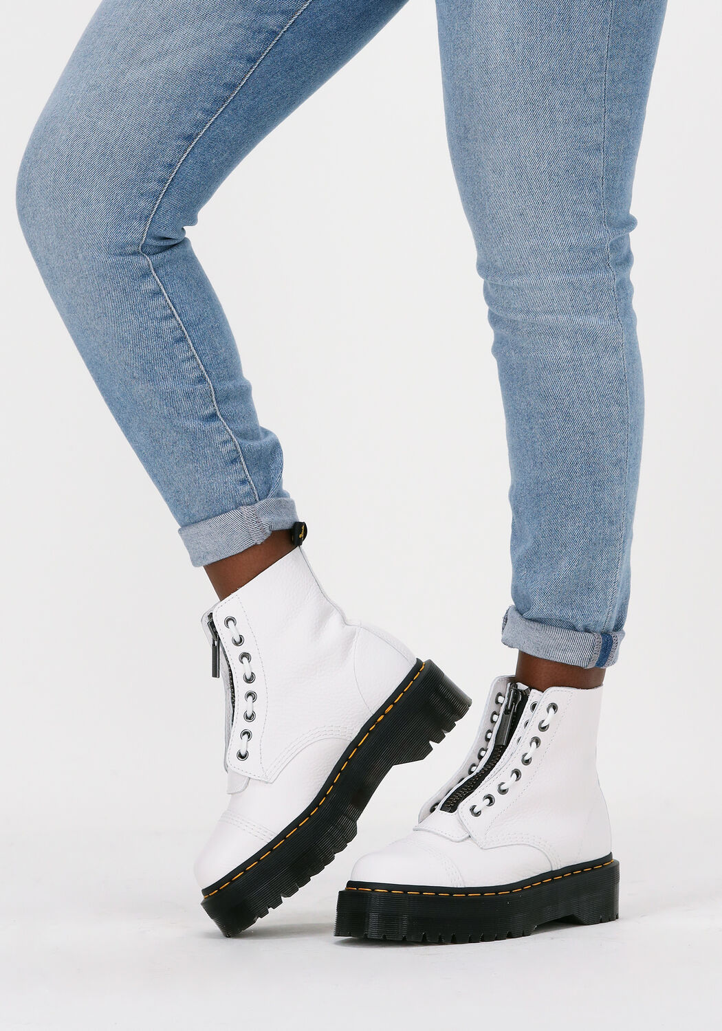 Witte DR MARTENS Veterboots SINCLAIR Omoda