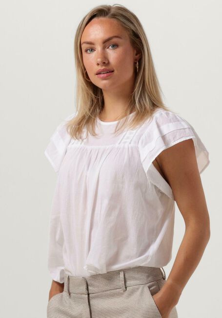 Witte MSCH COPENHAGEN T-shirt MSCHMOSSIE SS TOP - large