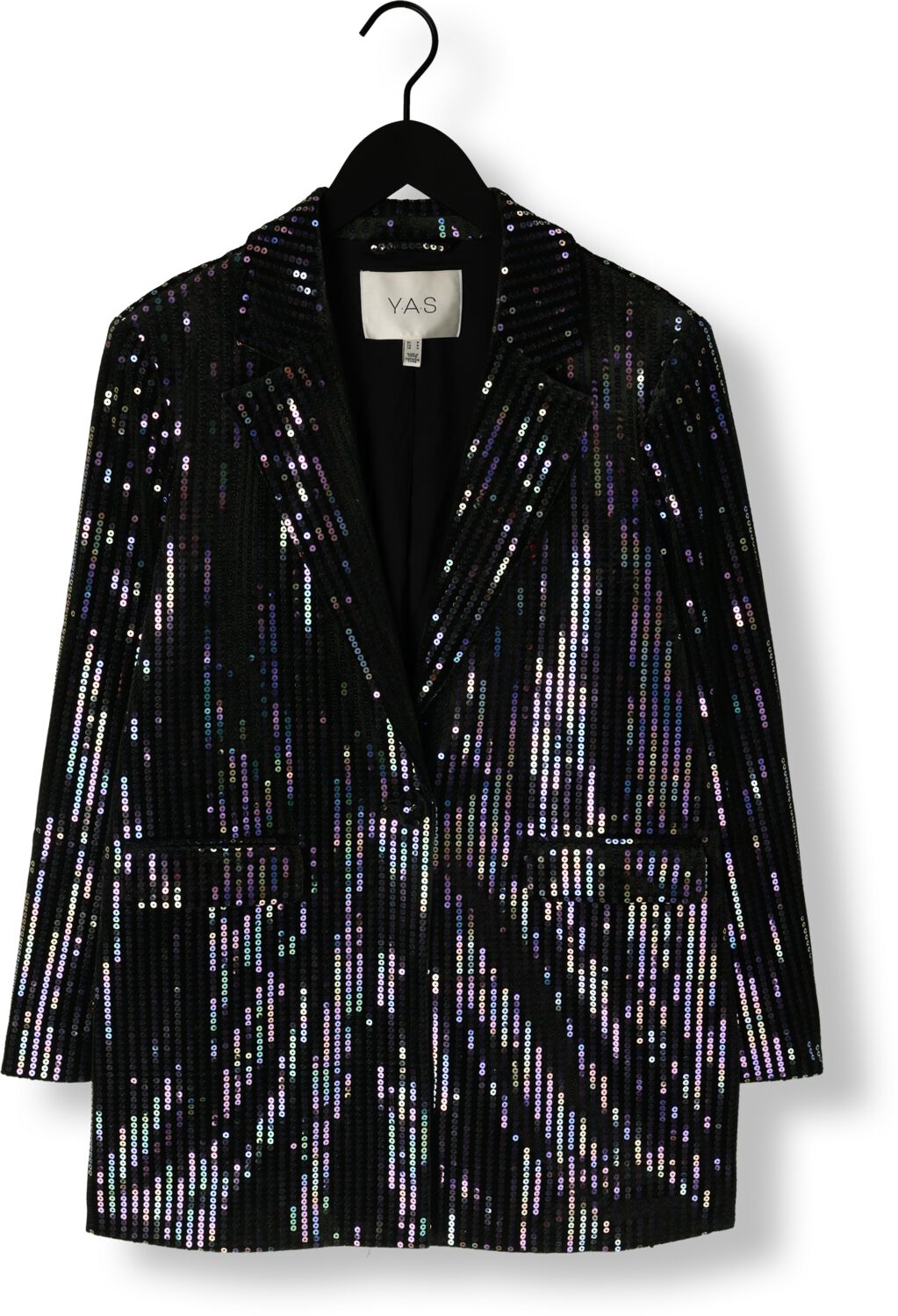 Y.A.S. Dames Blazers Yaseliva Sequin Ls Long Blazer Zwart