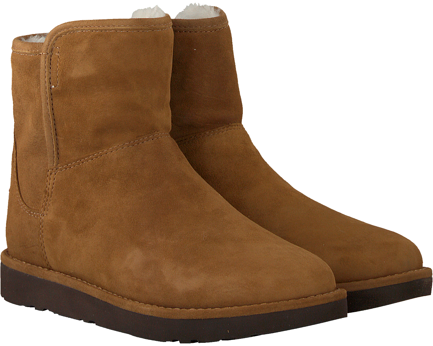 Camel UGG Vachtlaarzen ABREE MINI | Omoda Camel UGG Enkellaarsjes HARWELL | Omoda