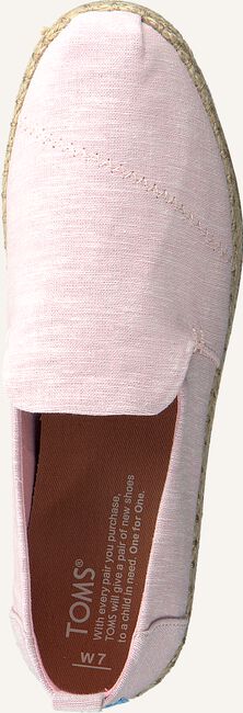 Roze TOMS Espadrilles DECONSTRUCTED ALPARGATA ROPE W Roze TOMS Espadrilles DECONSTRUCTED ALPARGATA ROPE W - large