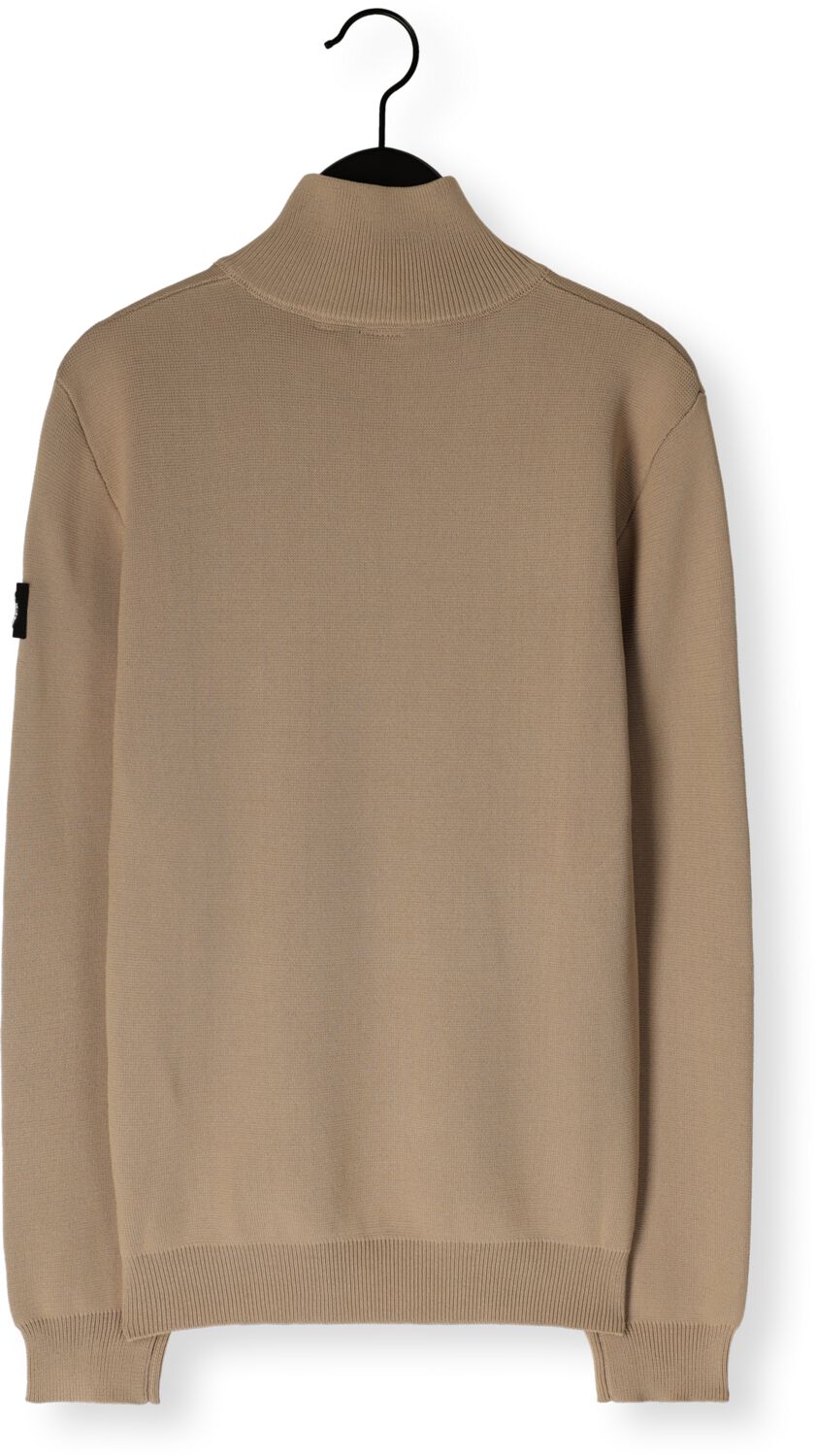RELLIX Jongens Truien & Vesten Knitwear Zip Collar Bruin