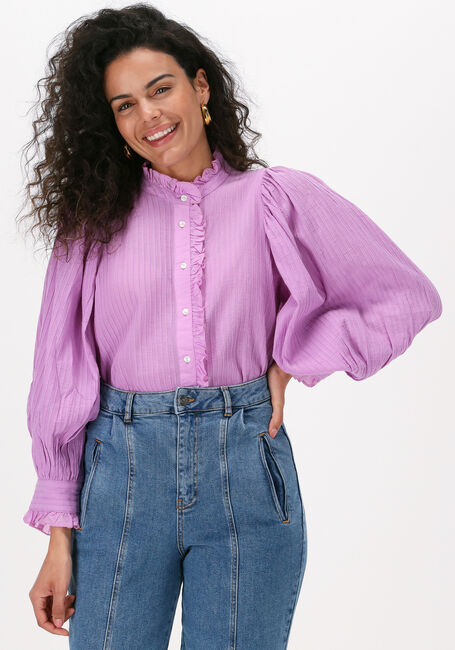 Lila ANTIK BATIK Blouses YVONNE BLOUSE - large