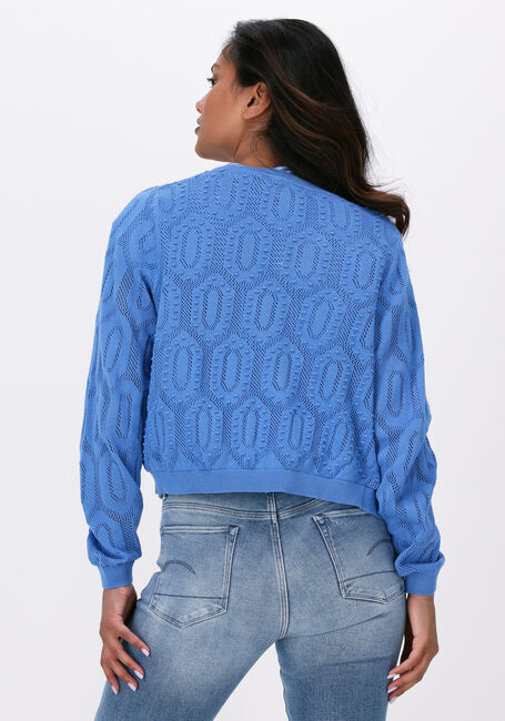 Blauwe OBJECT Vest CILA L/S KNIT CARDIGAN - large