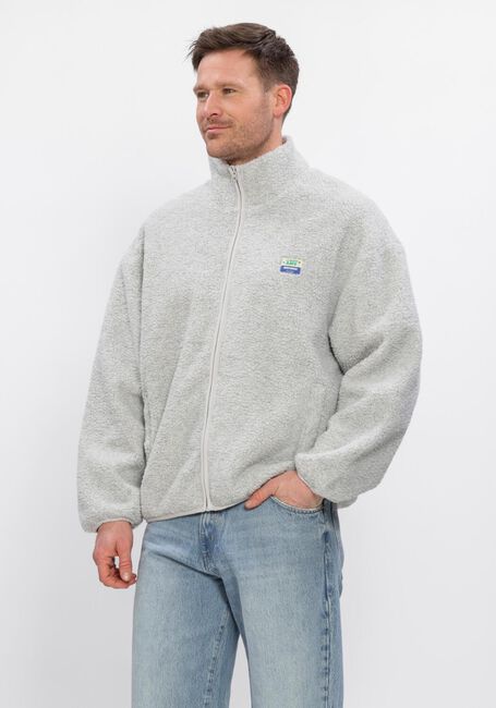 Lichtgrijze AMERICAN VINTAGE Vest HOKTOWN ZIP - large