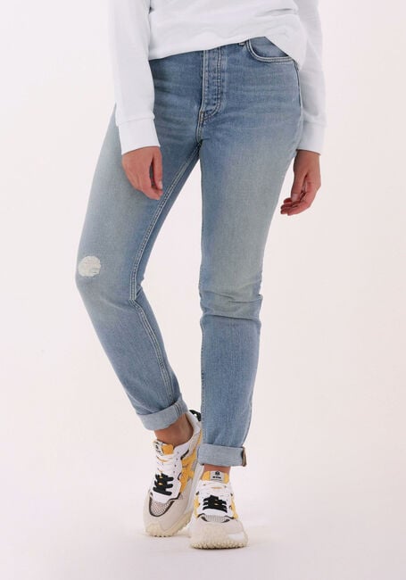 Lichtblauwe SCOTCH & SODA Skinny jeans THE LINE SUPER HIGH RISE SKINNY - large