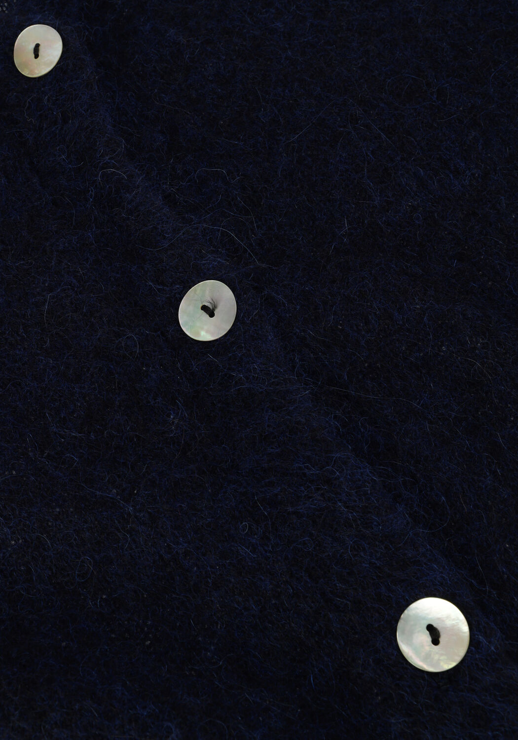 Donkerblauwe BY-BAR Vest LIV CARDIGAN - large