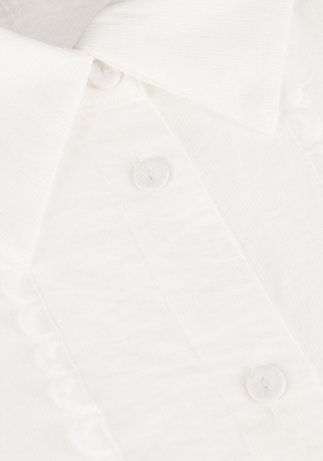 Witte JANSEN AMSTERDAM Blouses INDI BLOUSE FS 793 LONG SLEEVE LACE TAPE - large