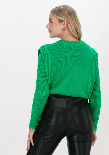 Groene Y.A.S. Trui YASGROW LS KNIT PULLOVER S. - large