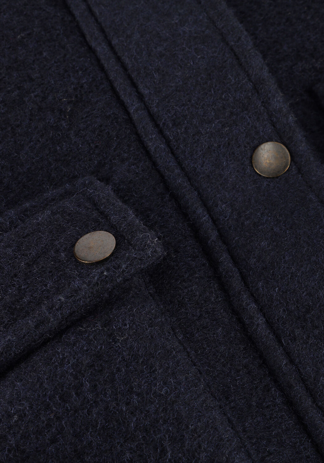 Donkerblauwe BY-BAR Gilet MAGGIE WOOL JACKET - large