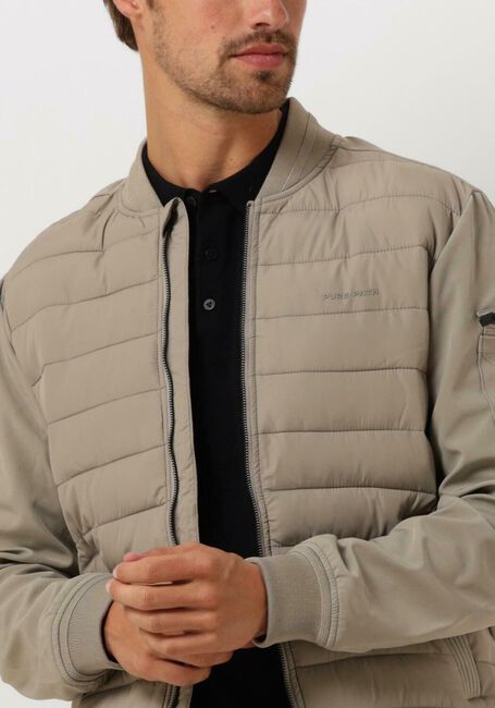 Zand PURE PATH Gewatteerde jas PADDED JACKET WITH FRONT AND SLEEVE POCKETS - large