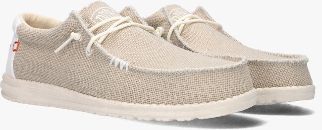 Beige HEYDUDE Instappers WALLY BRAIDED - large