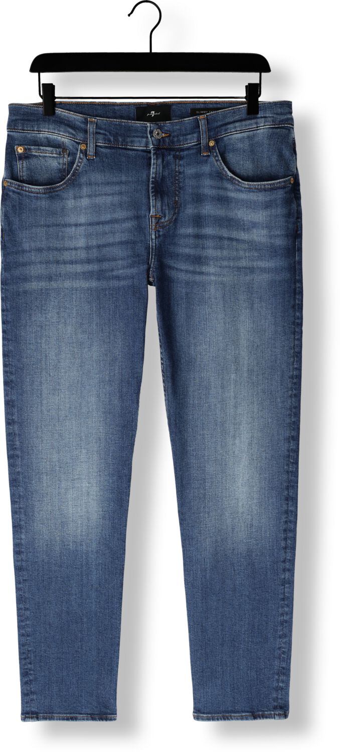 7 FOR ALL MANKIND Heren Jeans Slimmy Tapered Blauw