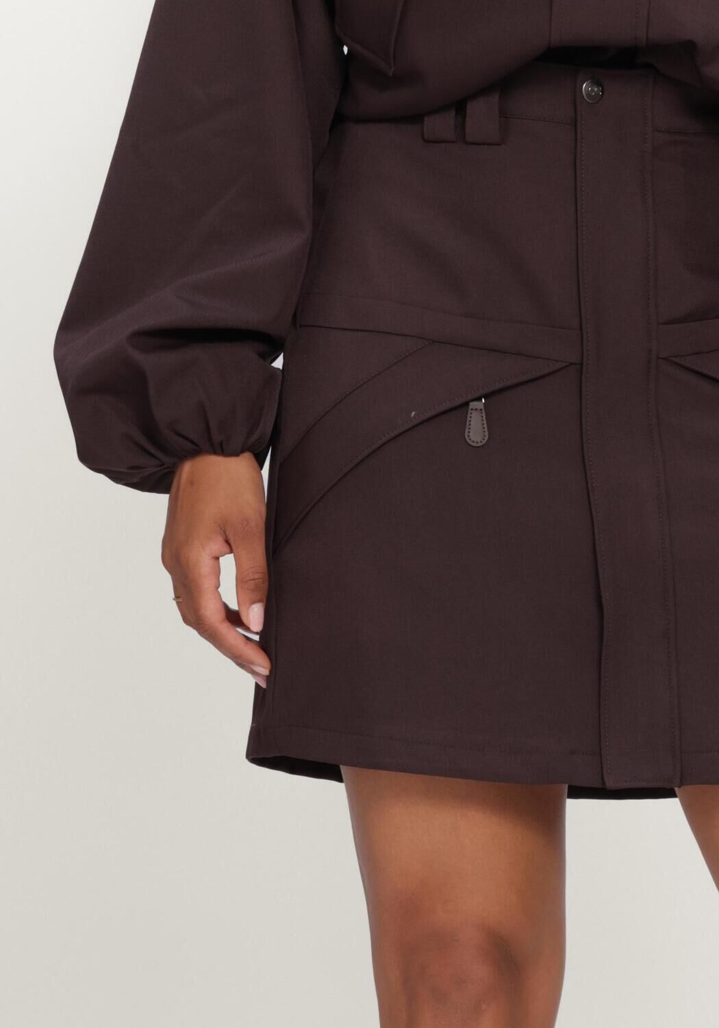 Bruine CO'COUTURE Minirok LUNACC MINI SKIRT - large
