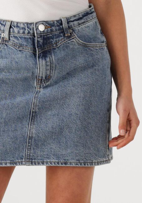Grijze Y.A.S. Minirok YASAIKO MW DENIM SKIRT - large