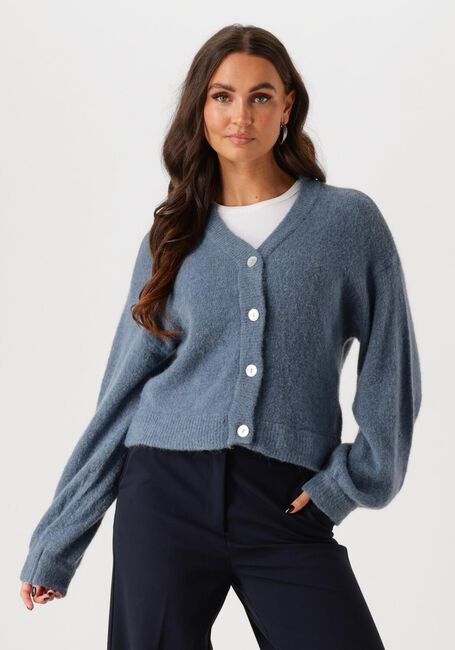 Donkerblauwe MSCH COPENHAGEN Vest MSCHPETRINELLE HOPE CARDIGAN - large