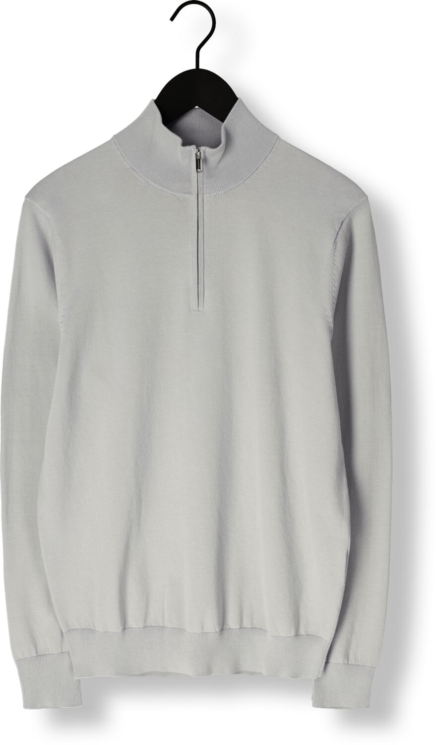 PROFUOMO Heren Truien & Vesten Half Zip Luxury Basic Groen