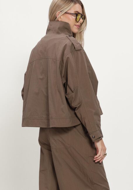 Bruine CO'COUTURE Jack ALINACC DOUBLE FUNNEL NECK JACKET - large