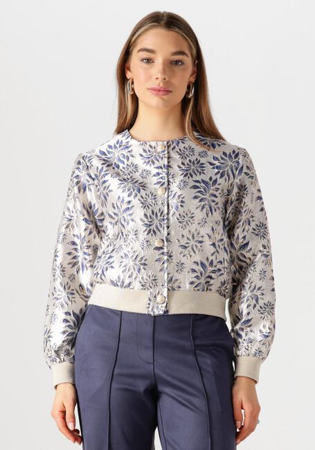 Blauwe NUKUS Jack MAUREEN JACKET FLOWER - large