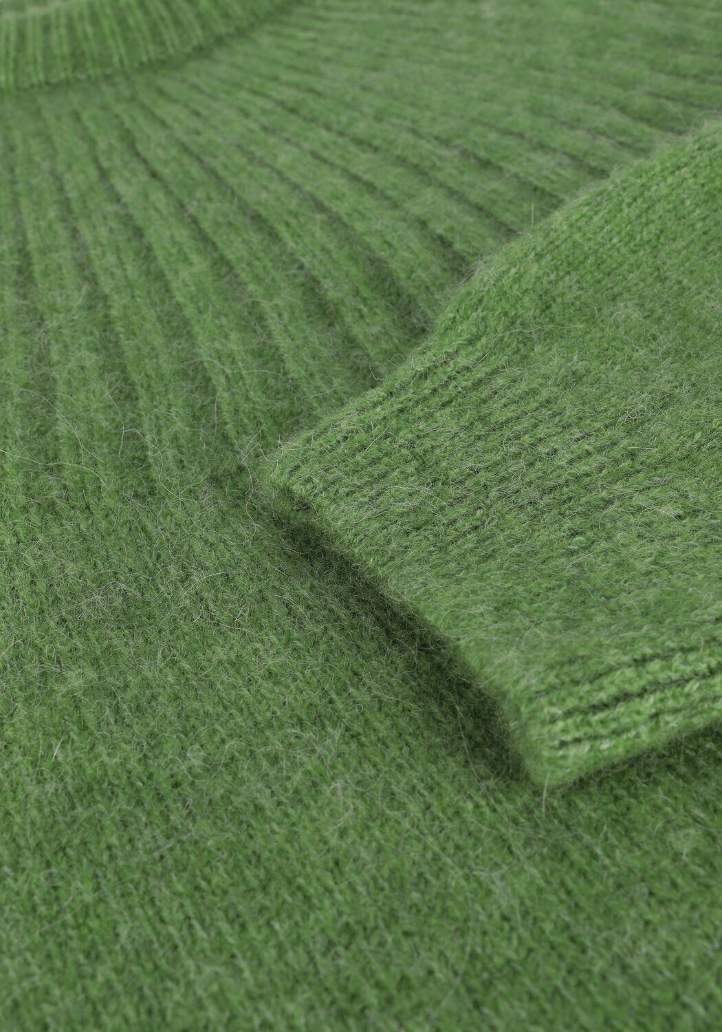 Groene MODSTR&Ouml;M Trui TRUCE O-NECK - large