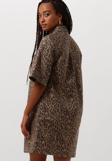 Bruine OBJECT Mini jurk OBJSENI BRUCE SS RE DRESS E DIV - large