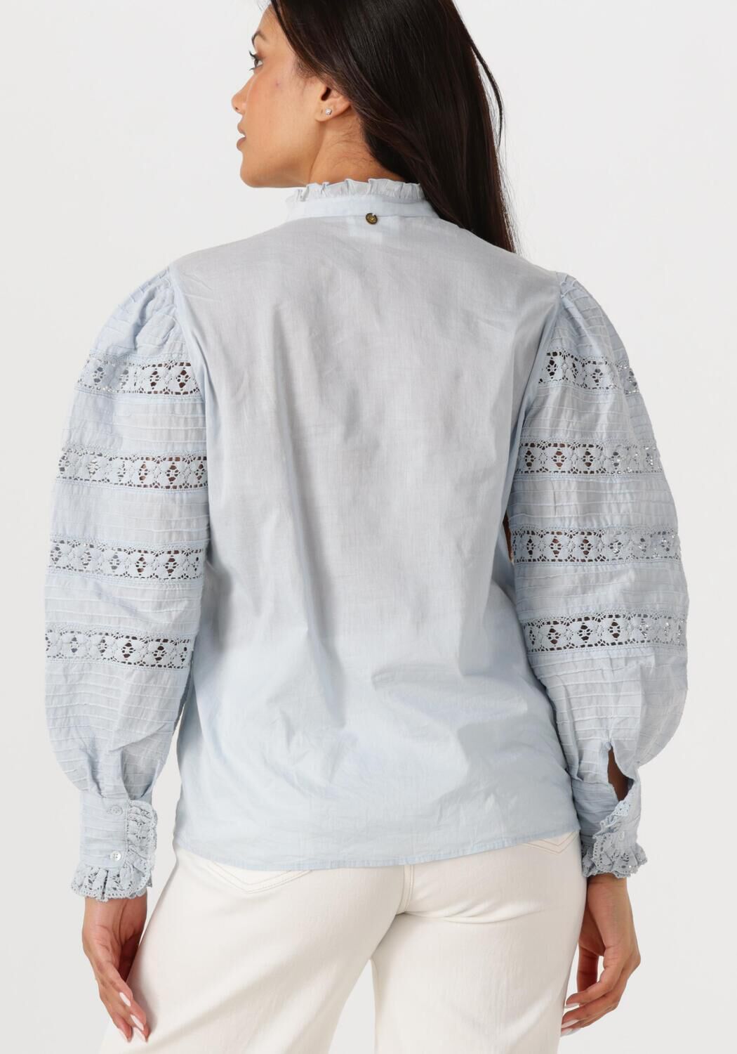ANTIK BATIK Dames Blouses Lena Blouse Lichtblauw