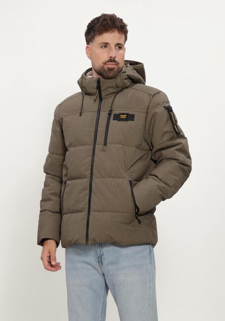 Groene PME LEGEND Gewatteerde jas SEMI LONG JACKET YETCRAFT - large