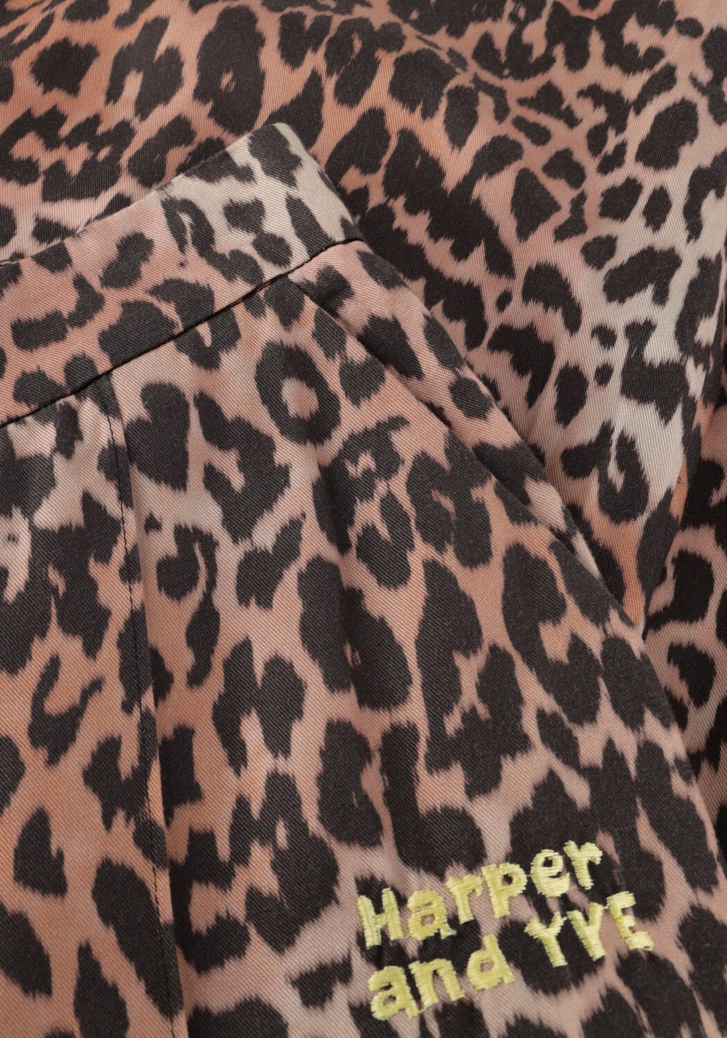 Bruine HARPER & YVE Wijde broek HOLLY-PA 101 - large