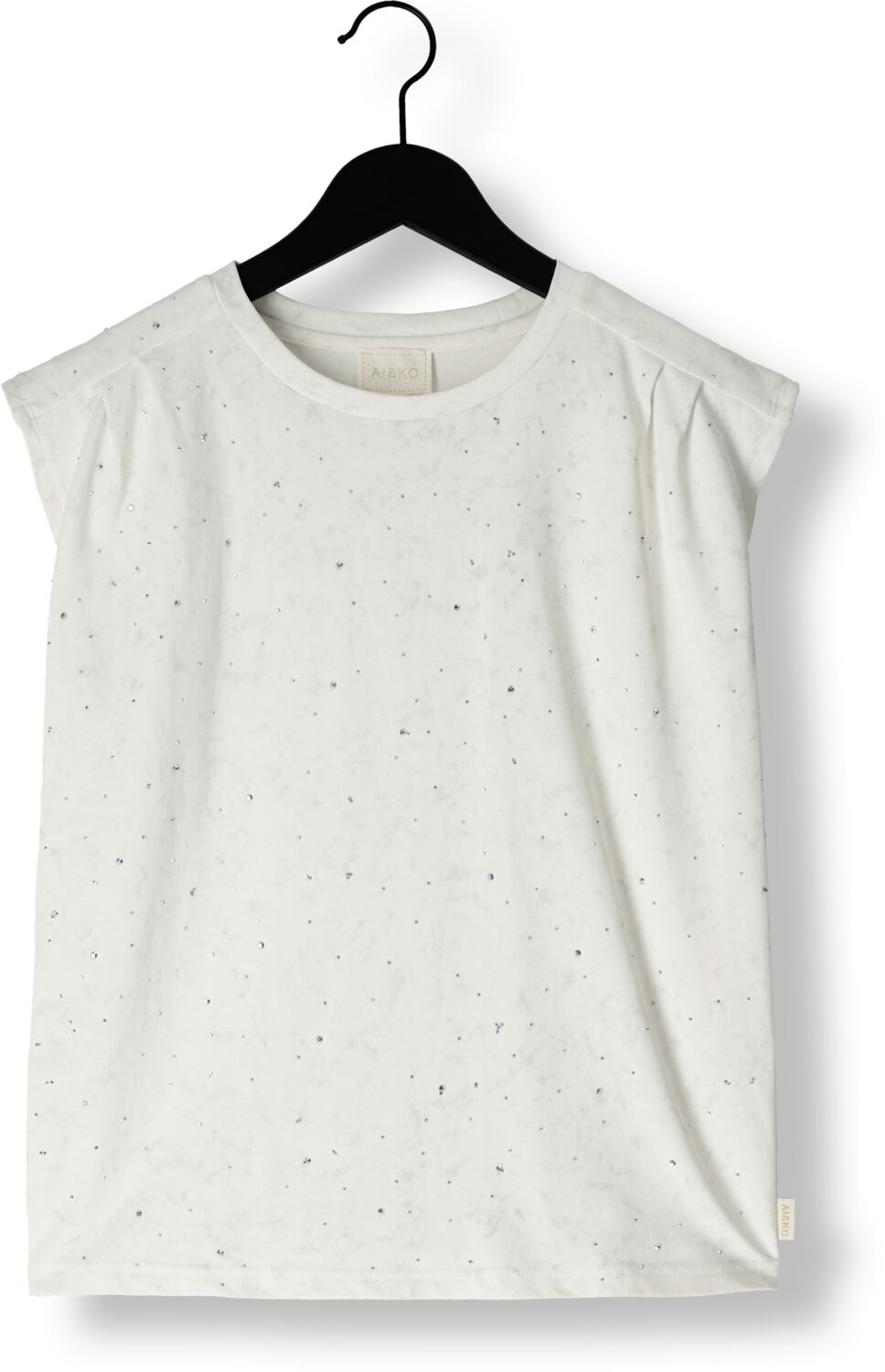 AI&KO Meisjes Tops & T-shirts Lucia Strass Co 112 G Gebroken Wit