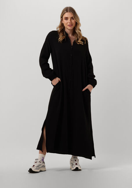 Zwarte PENN & INK Maxi jurk S23T900 - large